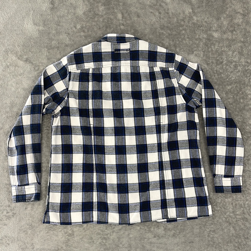 Duluth Trading Co Women's Plaid Button Down Shirt Long Sleeve Size Large - Picture 5 of 8